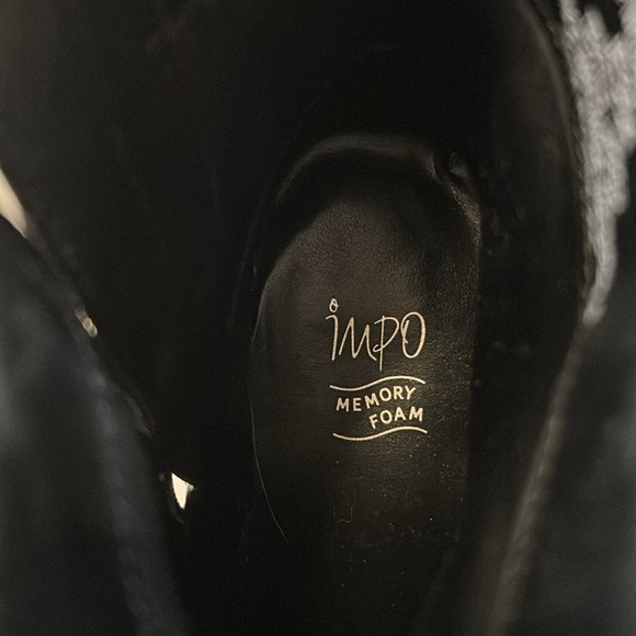Black IMPO JESSA Memory foam ankle healed boots. Size 9.5 M EUC - Picture 4 of 9
